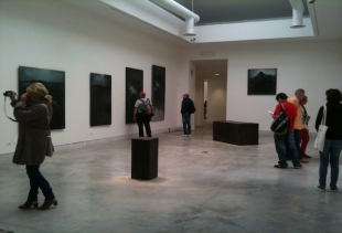 T. De Cordier and Richard Serra's room at Palazzo Esposizioni, Giardini, courtesy photo pr/undercover