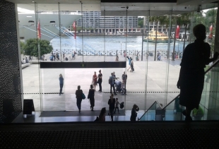 Museum of Contemporary Art (MAC), view of the entrance on the quai - courtesy pr/undercover
